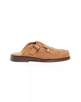 Barraca Suede Mule in Tan