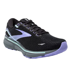 Brooks Women's Ghost 15 Black/Jacaranda/Salt