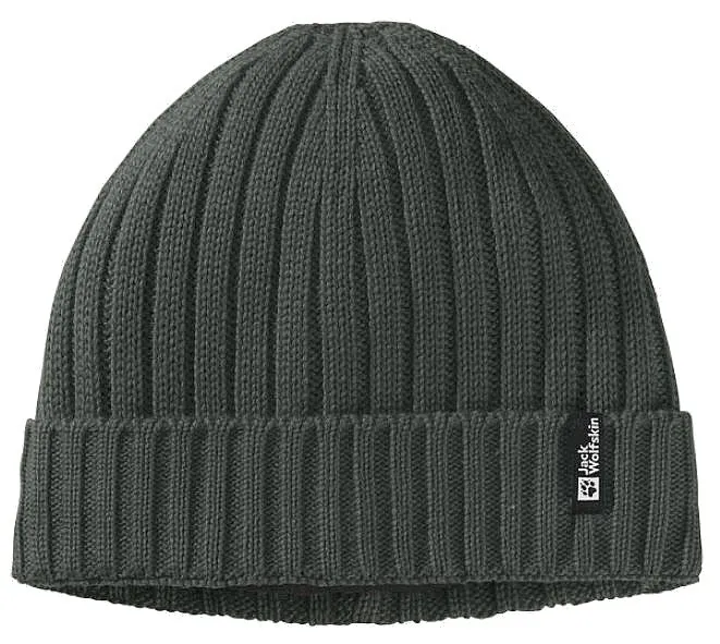 cap Jack Wolfskin Rib Knit - Slate Green