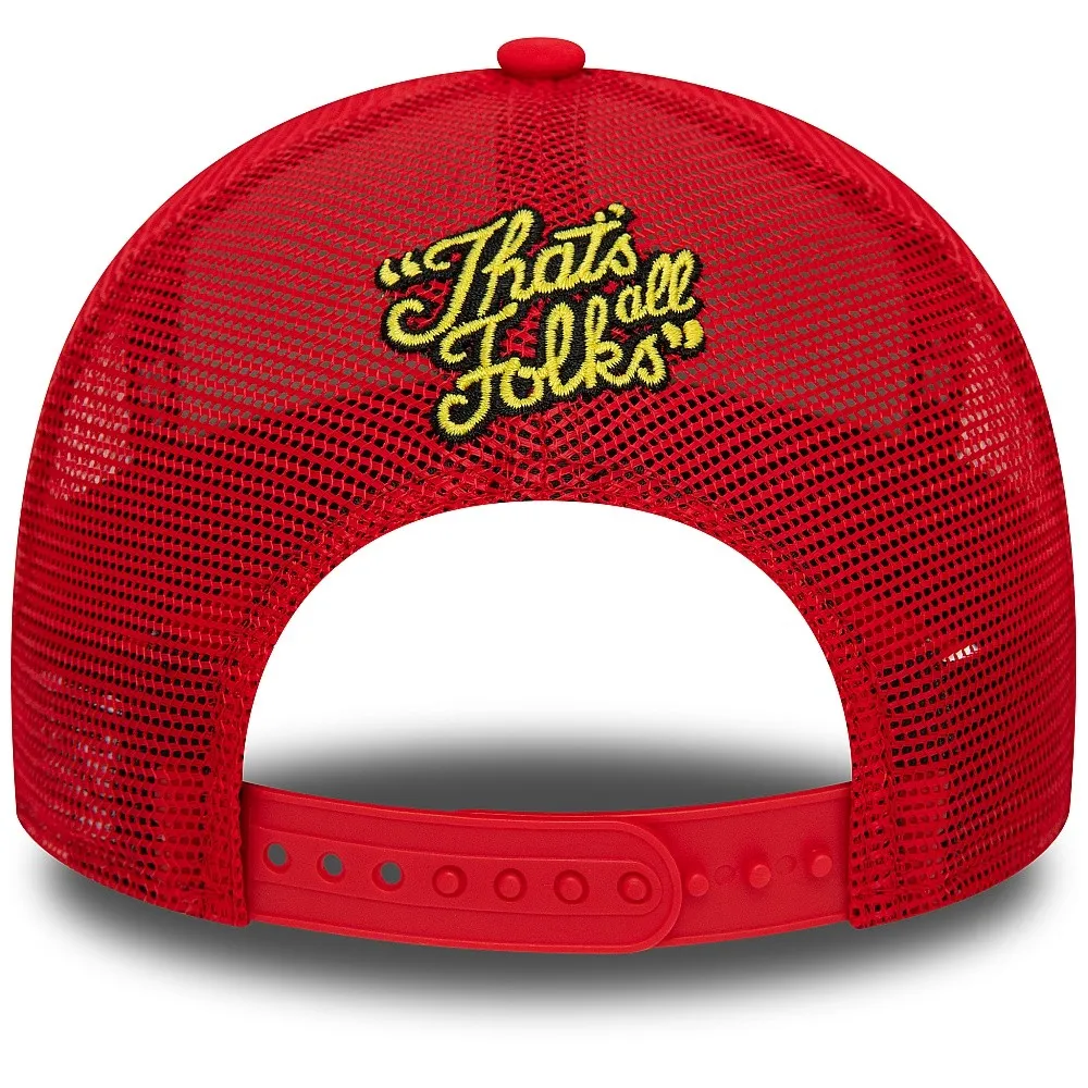 cap New Era 9FO AF Character Trucker Warner Bros Looney - Scarlet - men´s