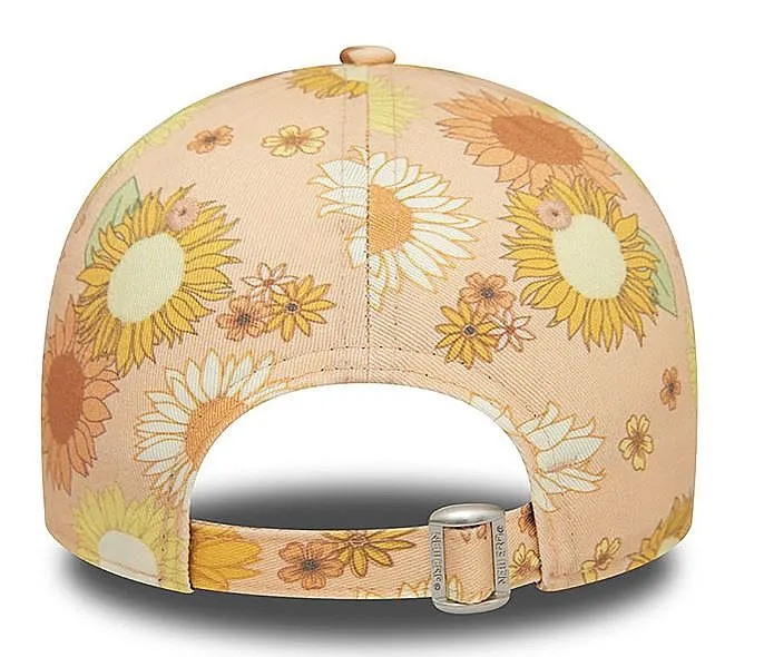 cap New Era 9FO Floral Aop MLB New York Yankees - Peach/White - women´s