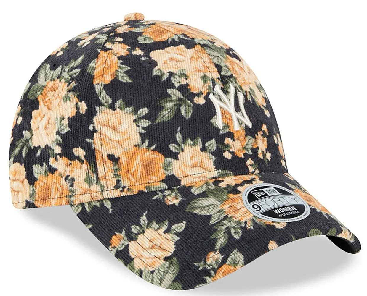 cap New Era 9FO Floral Cord MLB New York Yankees - Navy/White - women´s