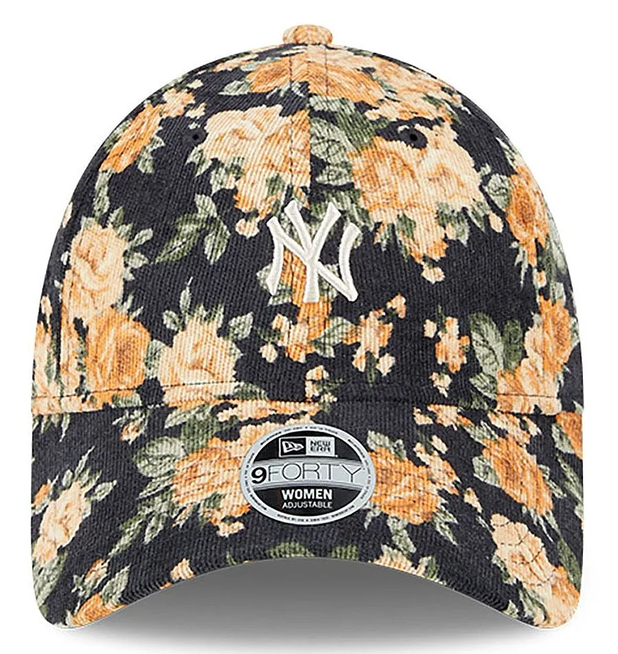 cap New Era 9FO Floral Cord MLB New York Yankees - Navy/White - women´s