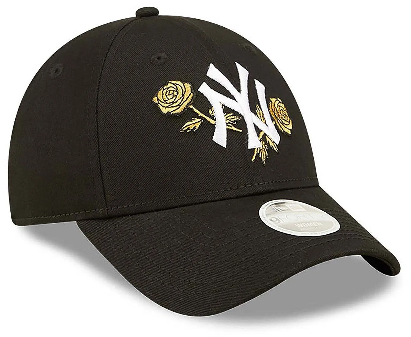 cap New Era 9FO Floral Metallic MLB New York Yankees - Black - women´s