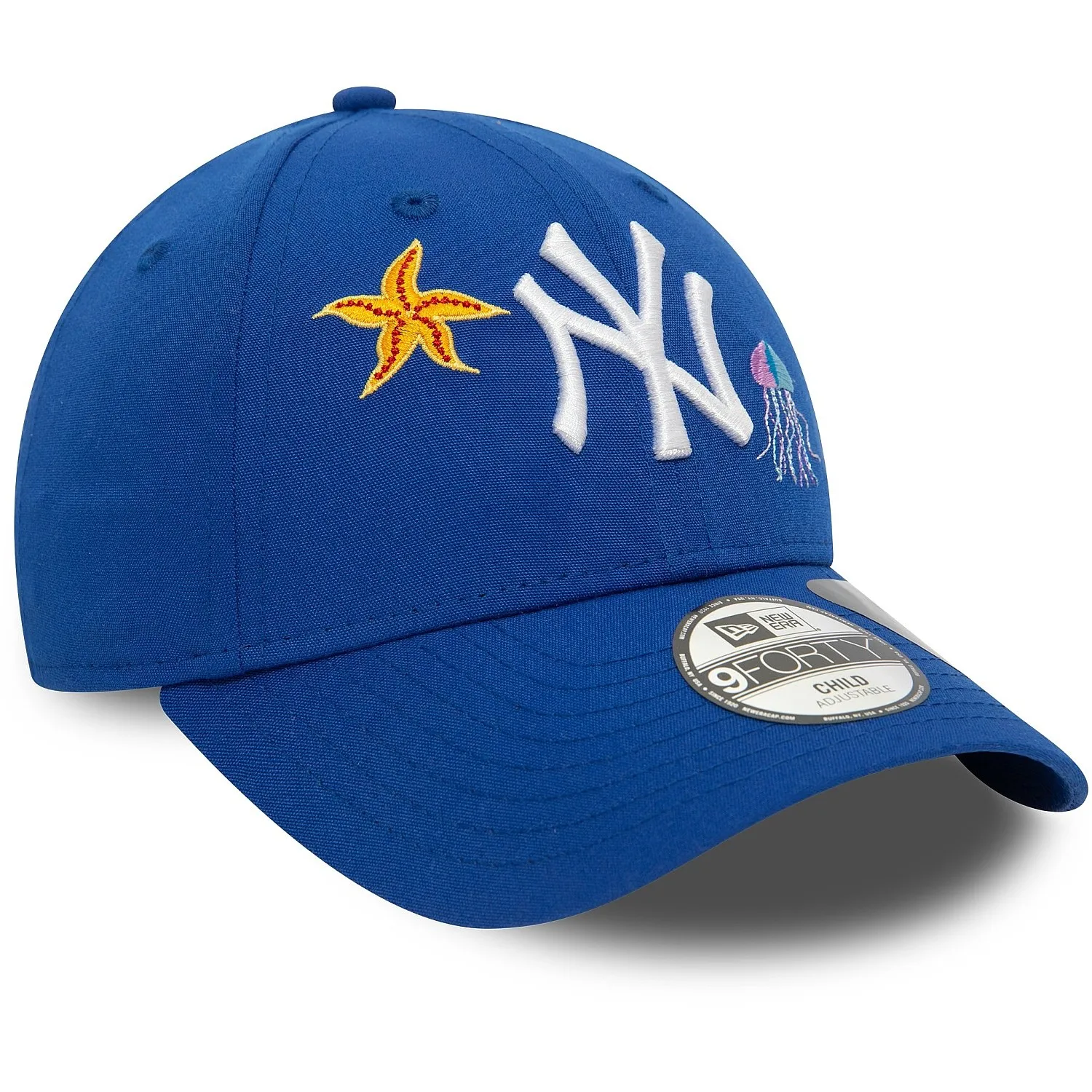 cap New Era 9FO Recy Icon Repreve MLB New York Yankees Child - Royal Blue - kid´s