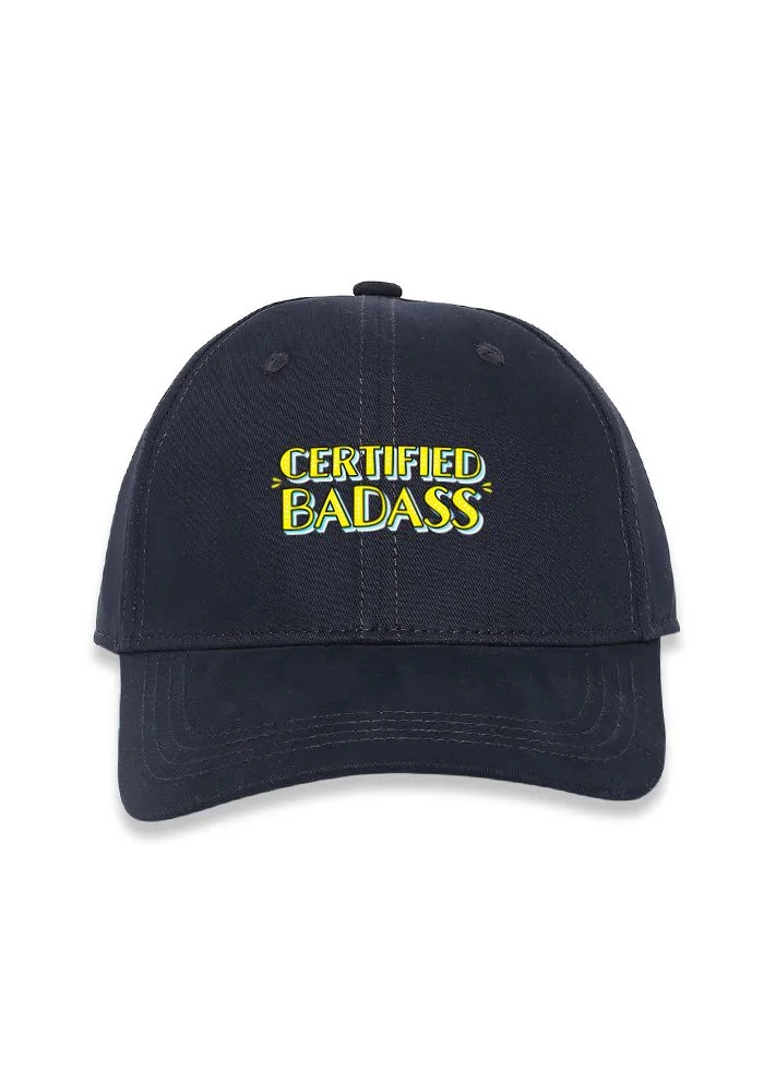 Certified Badass Men Baseball Cap