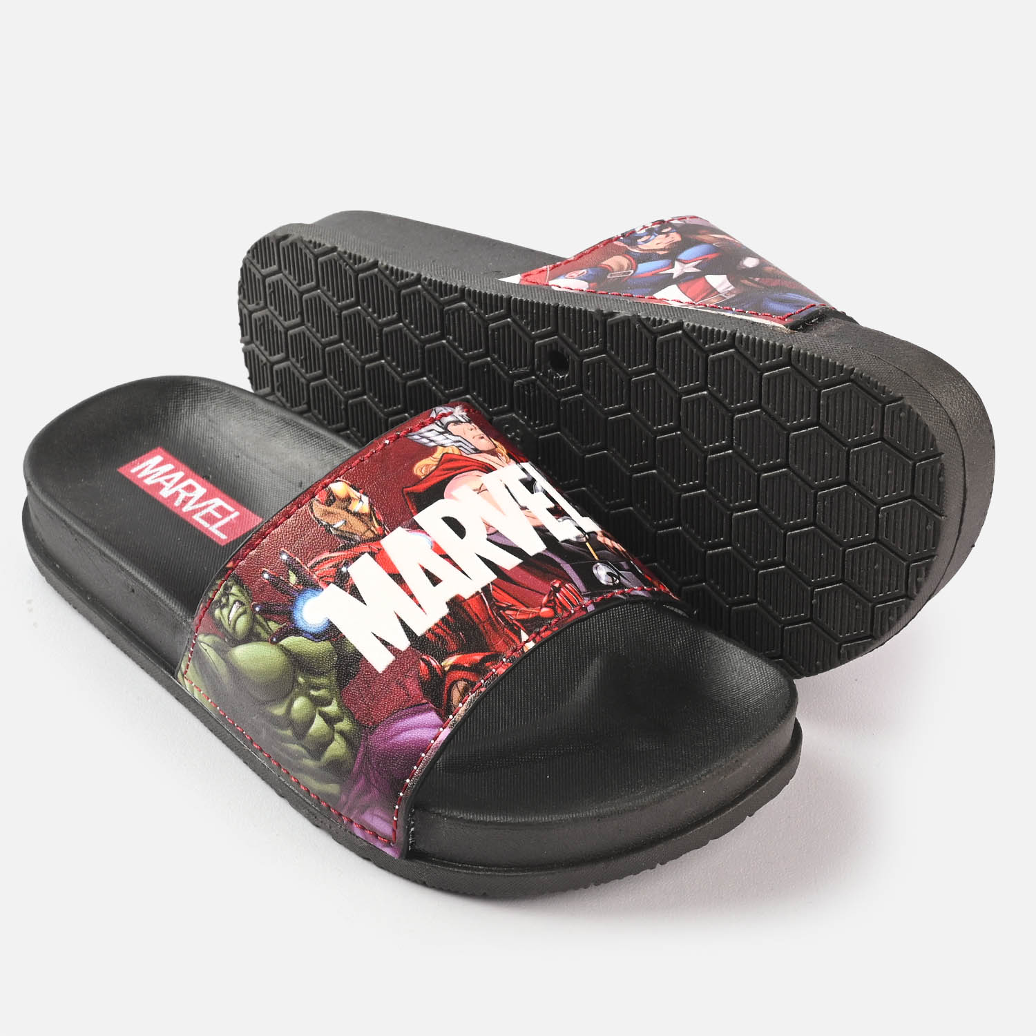 CHARACTER BOYS SLIPPERS -BLACK