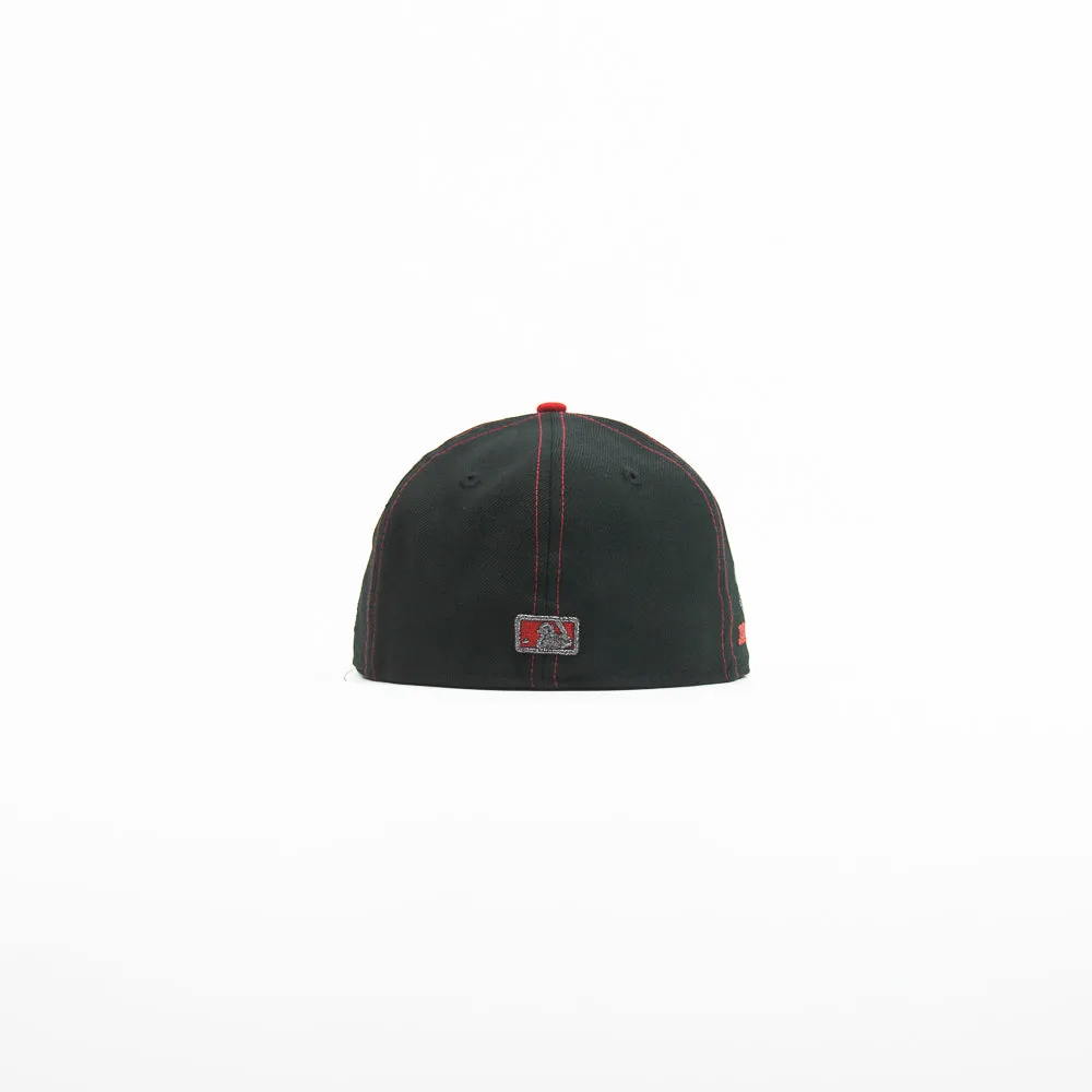 Cincinnati Reds City Connect Fitted Cap (Black/Red)