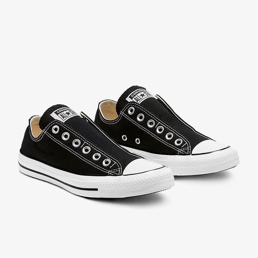 CONVERSE WOMEN'S CHUCK TAYLOR ALL STAR SLIP-ON BLACK SHOES