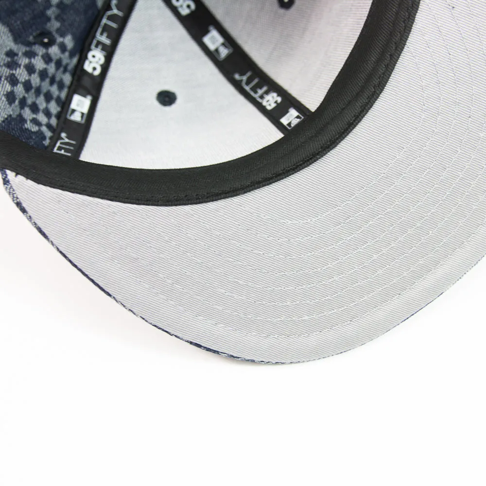 Corporate Fitted Cap (Blue Checkerboard)