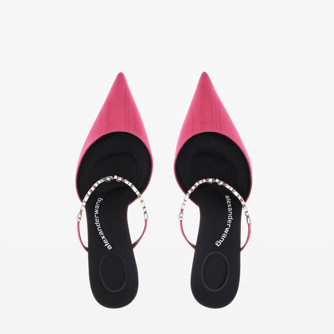 Delphine 65 Logo Strap Mule, Pink