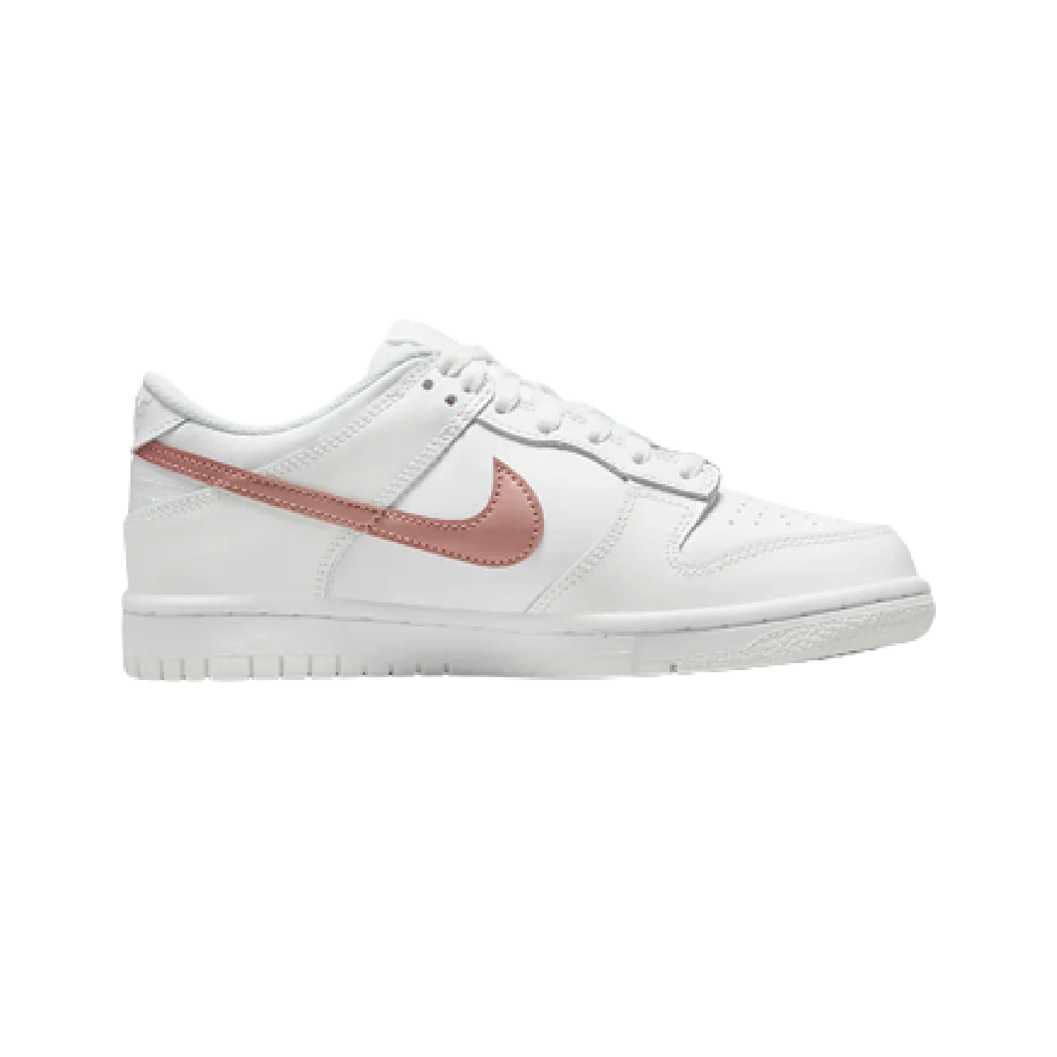 Dunk Low Older Kids' Shoes - White