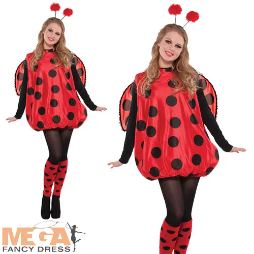 Girls Book Day Darling Ladybug Lady Bird Insect Fancy Dress Costume