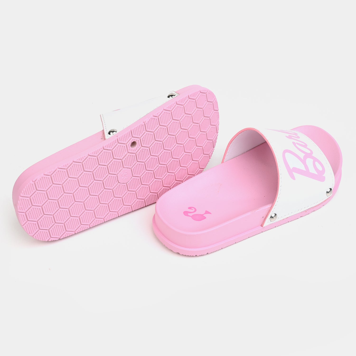 GIRLS RUBBER SLIPPER SF-04-Pink