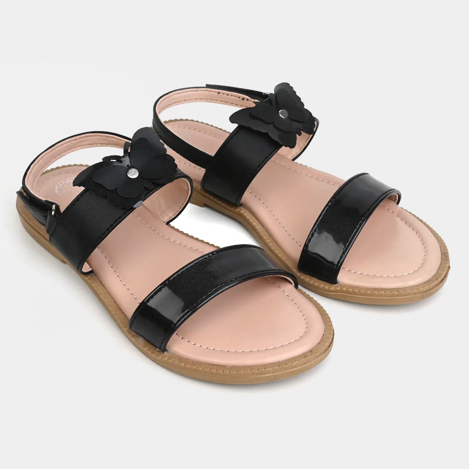 Girls Sandals 1284-BLACK