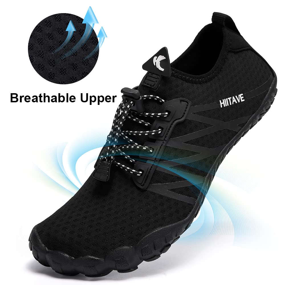 HIITAVE Women Barefoot Water Shoes Breathable Beach Shoes Minimalist for Outdoor Hiking