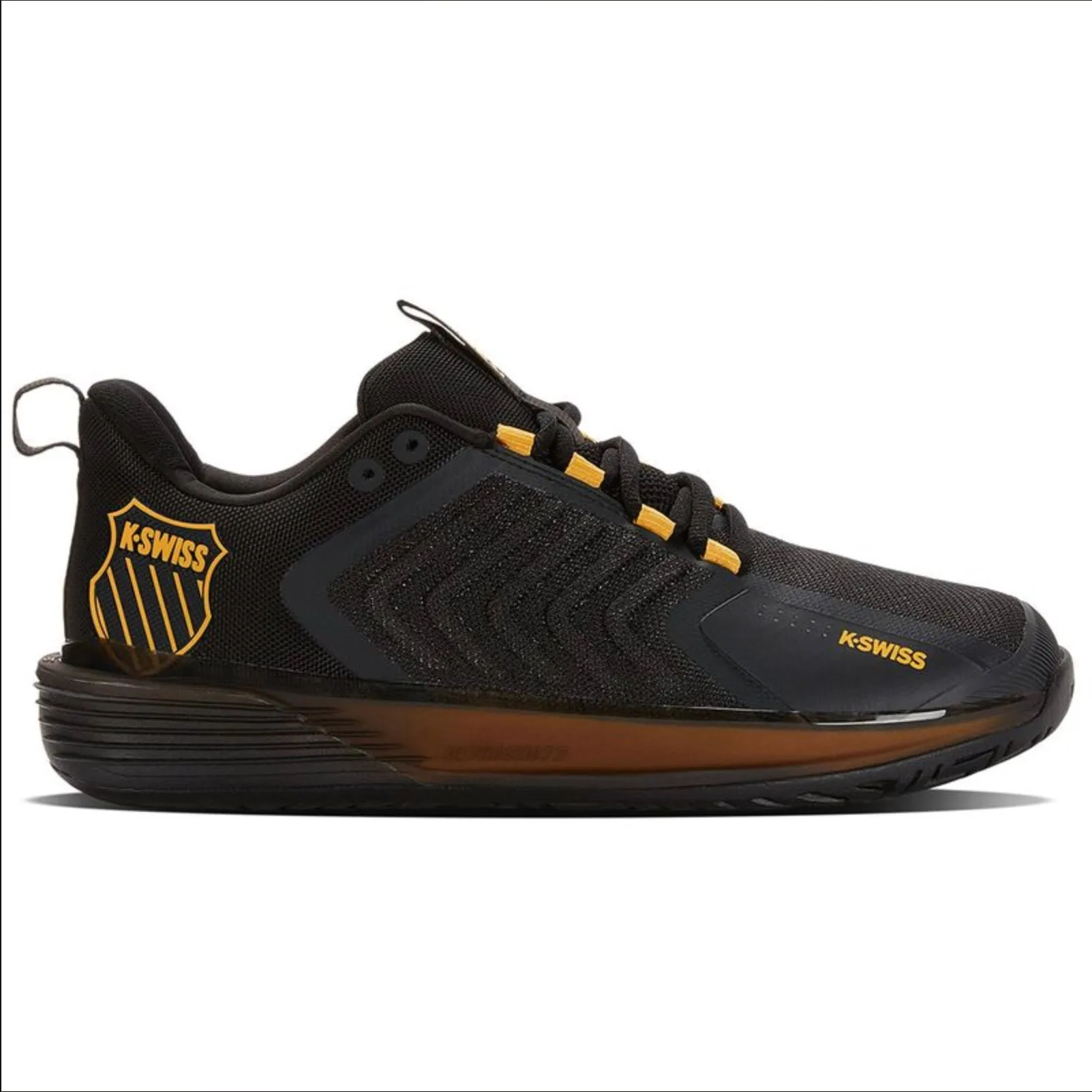 K-Swiss Ultrashot 3 men's tennis shoes - Black/Yellow 6988-071