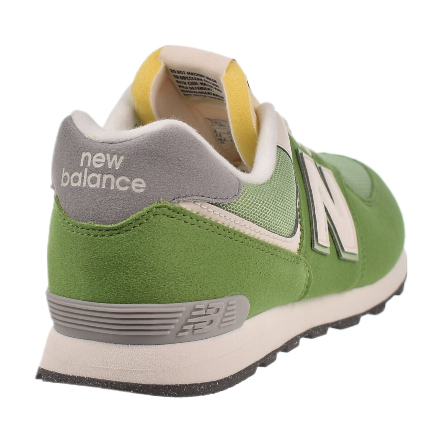 New Balance 574 Big Kids' Shoes Chive-white