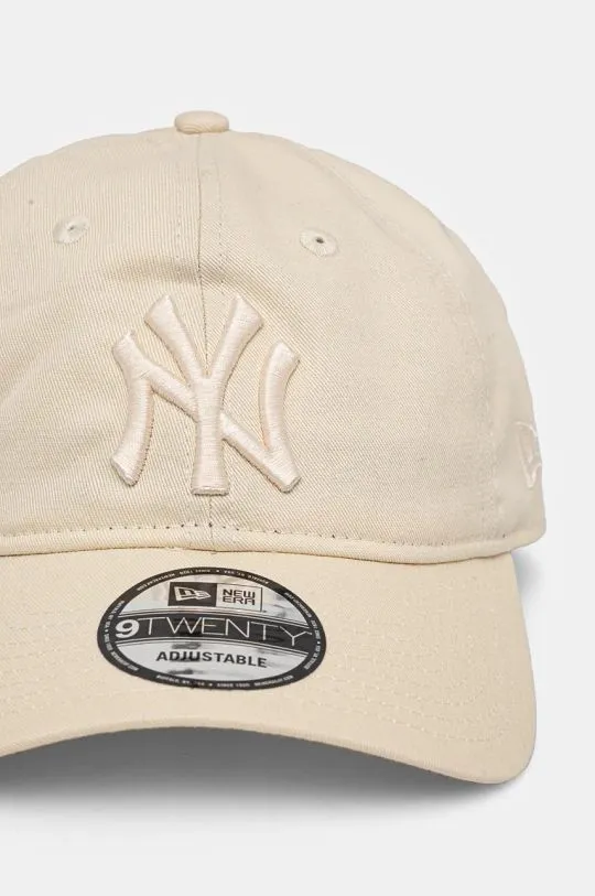 New Era cotton baseball cap NEW YORK YANKEES beige color with an application 60565106