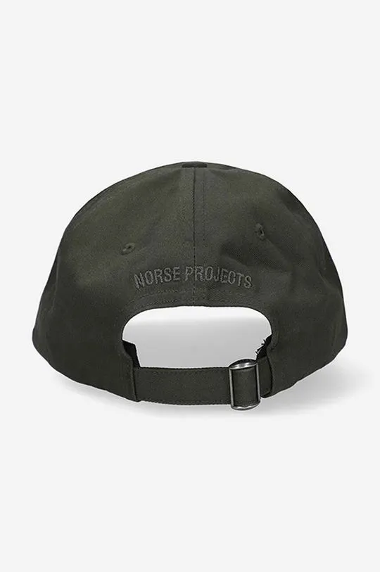 Norse Projects cotton baseball cap Twill Sports Cap green color N80.0001.8109