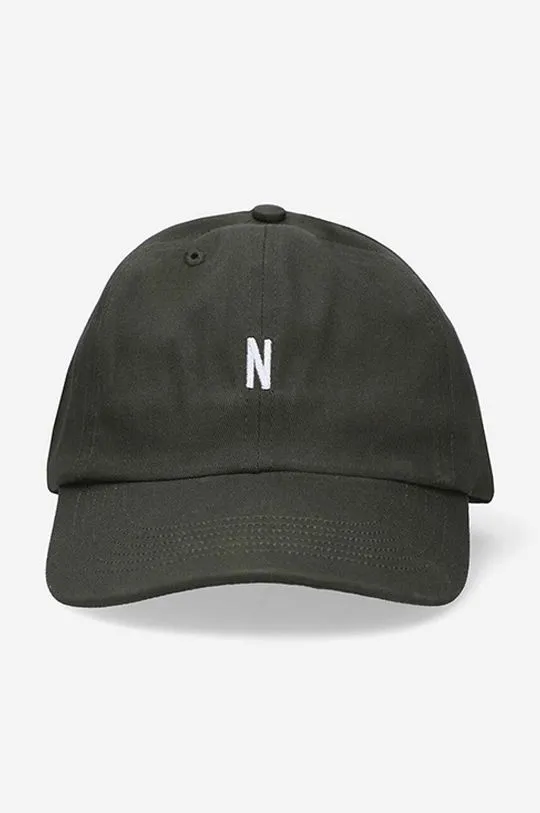 Norse Projects cotton baseball cap Twill Sports Cap green color N80.0001.8109