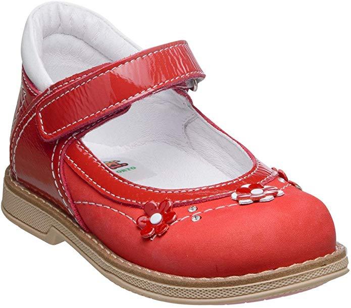 Orthopedic Kids Shoes for Boys and Girls - Twiki - Genuine Leather Sandals with Closed Toe, 2 Fasteners, Non-Slip Amortizing Sol