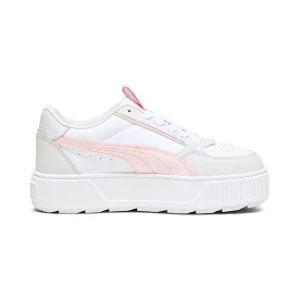 PUMA WOMEN'S KARMEN REBELLE WHITE/PINK SHOES