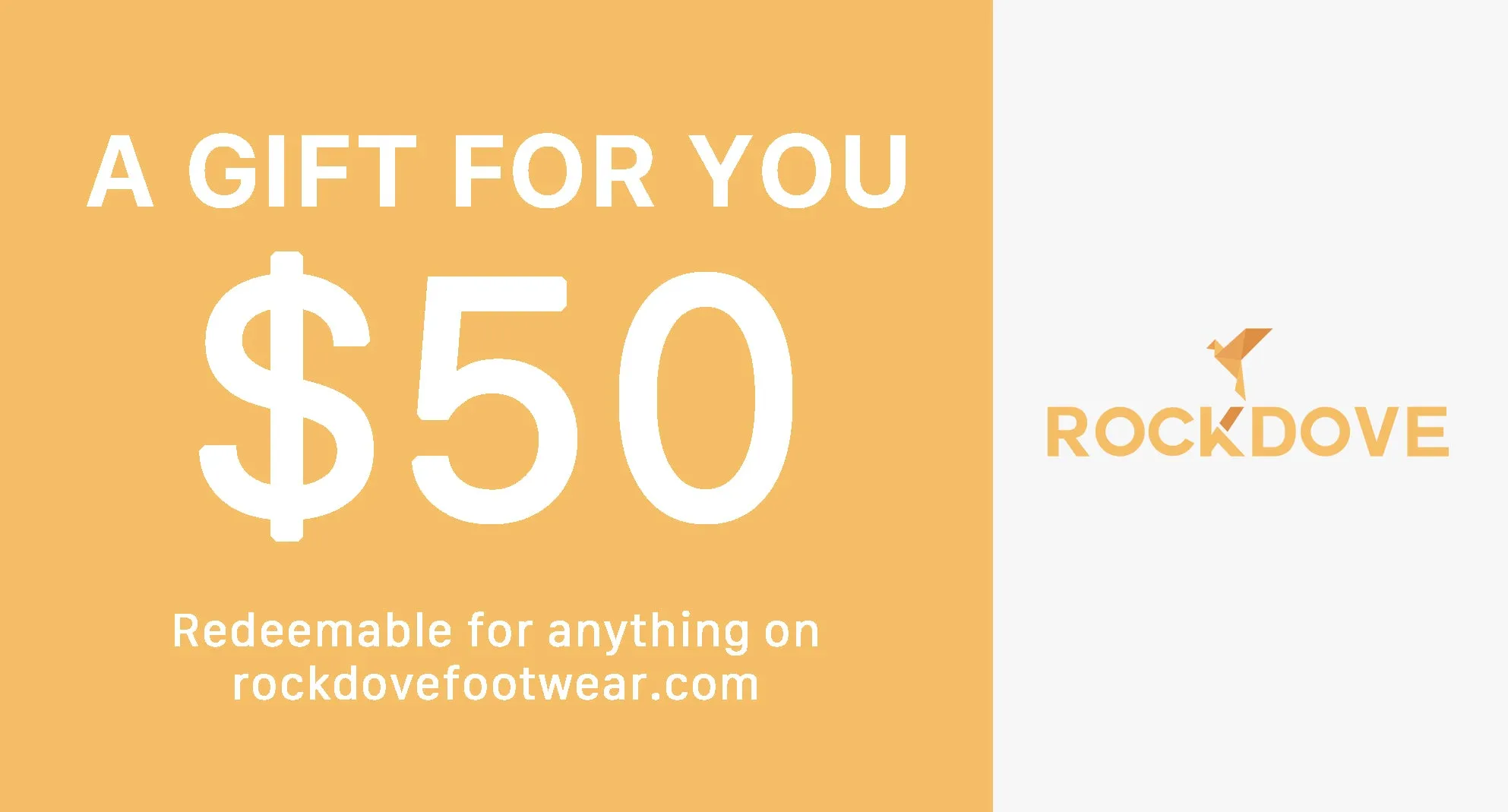 RockDove Footwear Gift Card