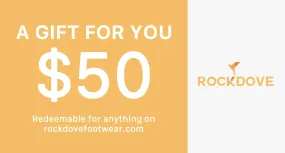 RockDove Footwear Gift Card