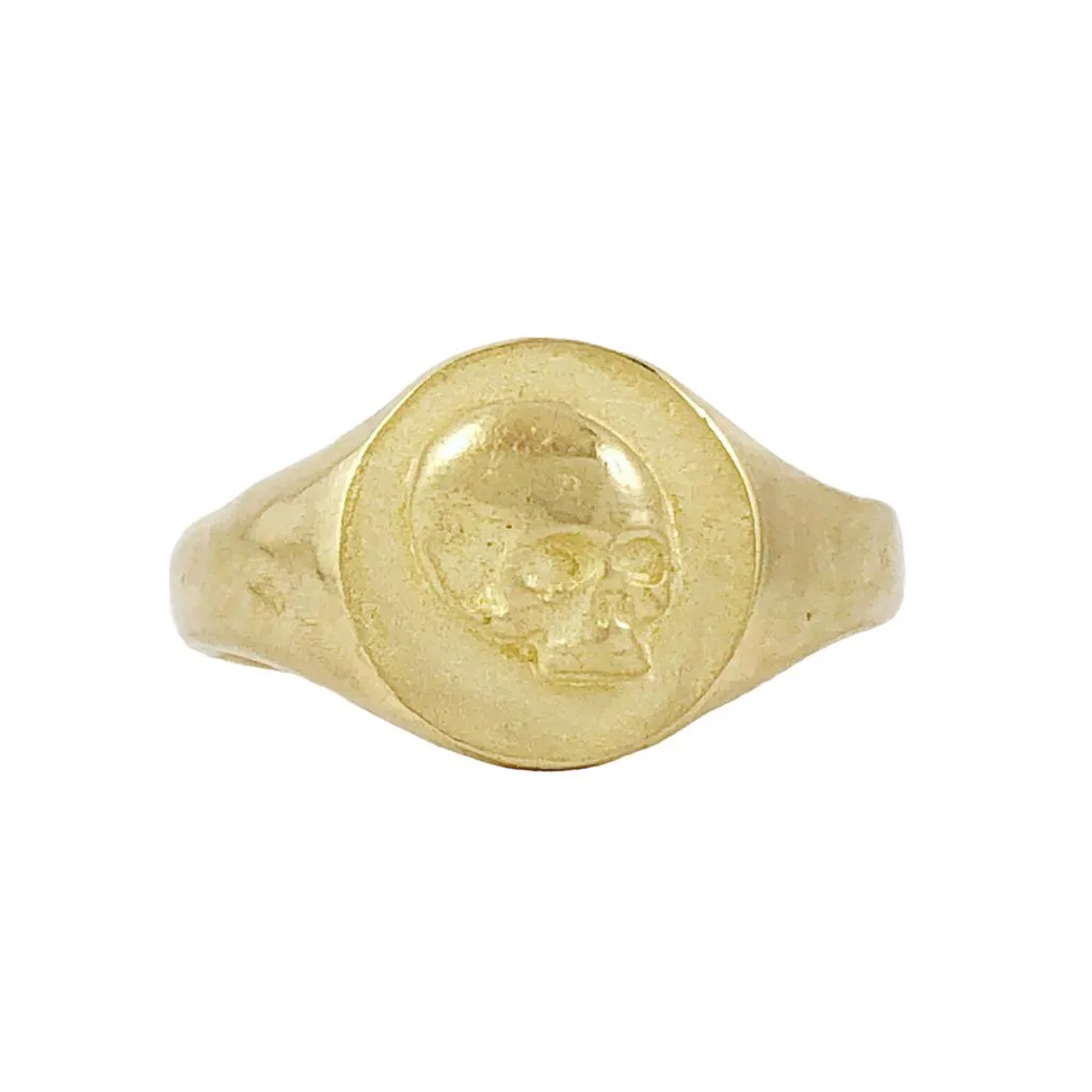 Skull Signet Ring - Atelier Narce