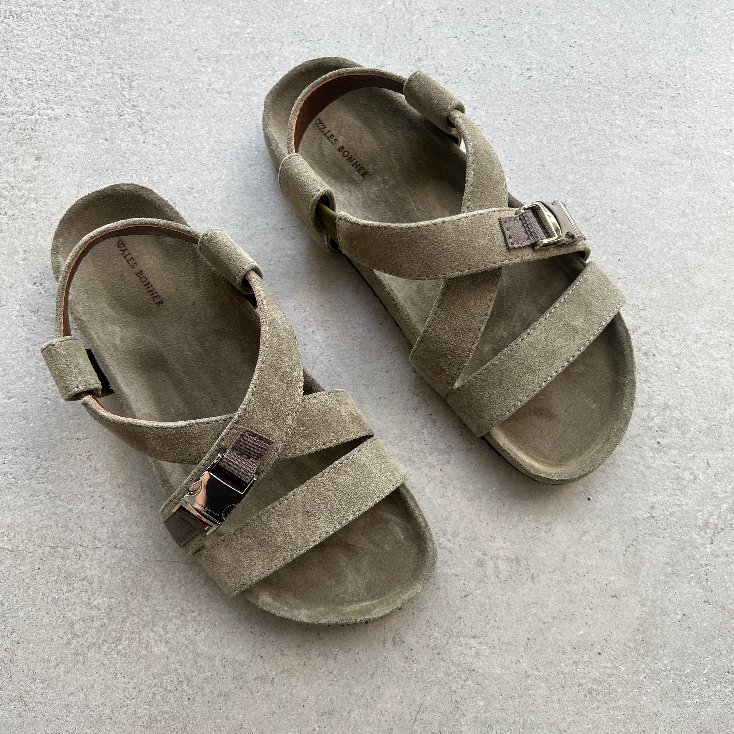 Suede Slide, Khaki