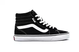 VANS WOMEN'S FILMORE HIGH BLACK/WHITE SHOES