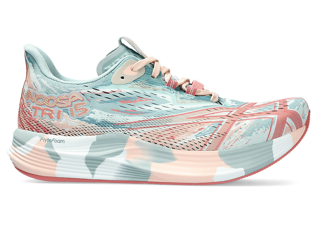 Women's Asics Noosa Tri 15, Pure Aqua/Pale Apricot, 12 B Medium