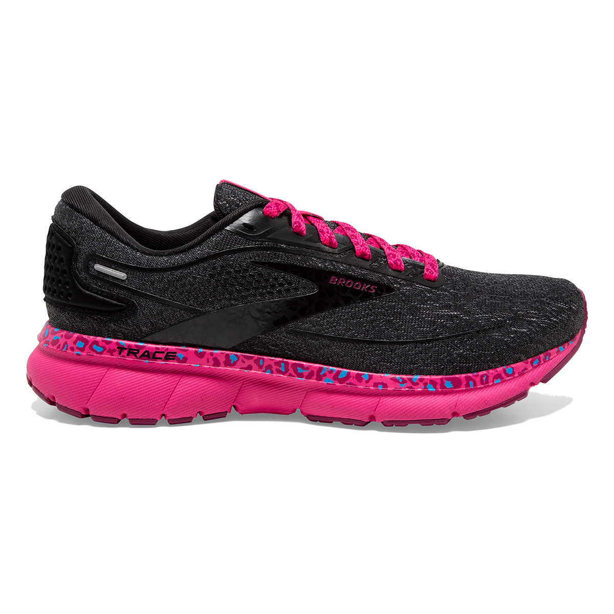 Women's Brooks Trace 2, Magenta/Black/Ebony, 6.5 B Medium