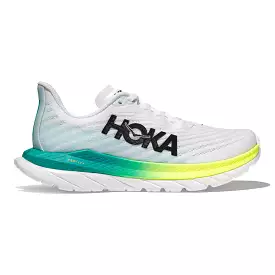 Women's Hoka One One Mach 5, White/Blue Glass, 11 B Medium